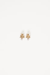 Amani Earrings - Gold/Pearl