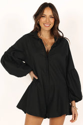 Elsa Romper - Black