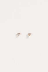 Janey Stud Earrings - Gold
