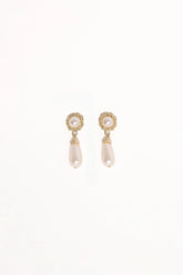 Estelle Earrings - Gold/Pearl