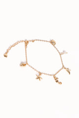 Alex Charm Bracelet - Gold