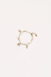 Alice Charm Bracelet - Gold