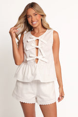 Graciana Short Set - White