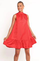 Darian Mini Dress - Red