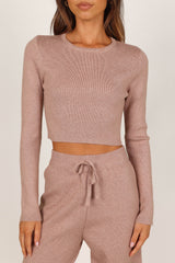 Ayers Long Sleeve Set - Mocha