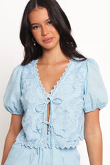 Leina Short Set - Light Blue