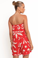 Herbie Strapless Romper - Sunburst