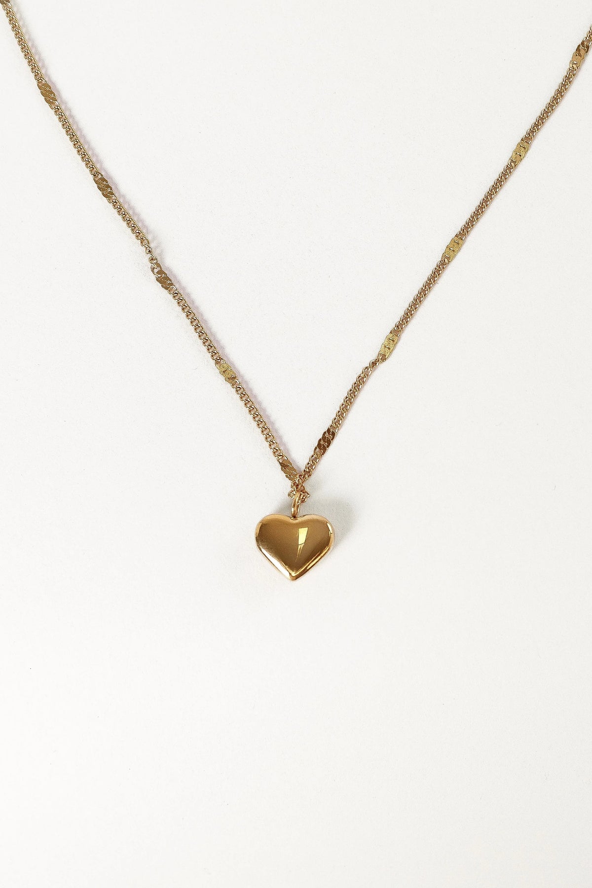 Fay Heart Shaped Necklace - Gold