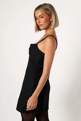Adley Mini Dress - Black