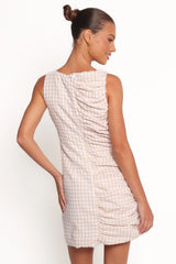 Catania Mini Dress - Beige