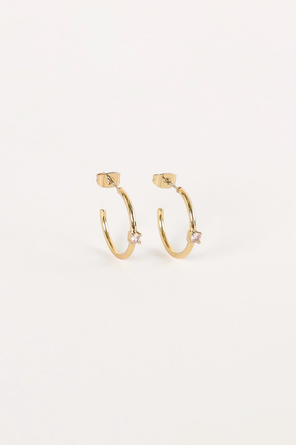 Damie Hoop Earrings - Gold