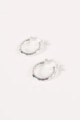 Kennedy Hoop Earrings - Silver