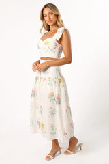 Kara Two Piece Set - White Floral
