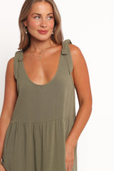 Marcy Midi Dress - Olive