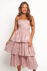 Imogene Midi Dress - Mauve