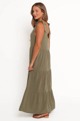 Marcy Midi Dress - Olive