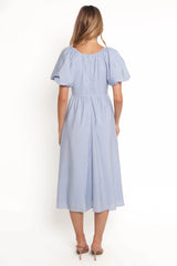 Charley Midi Dress - Blue