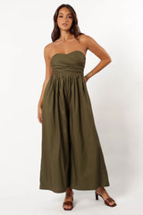 Marias Jumpsuit - Deep Olive