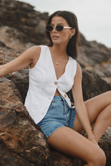 Lola Vest - White