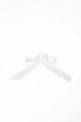 Cass Bow Scrunchie - White