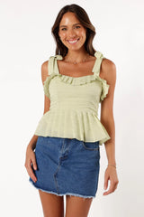 Aubree Top - Sage