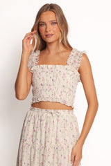Amberlyn Sleeveless Top - Pink Floral