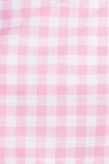 Devlin Cotton Pant - Pink Gingham