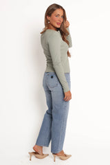 Abrand Mid Straight Jeans - Felicia