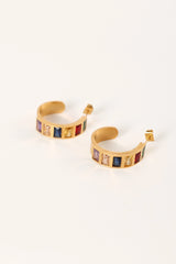 Blythe Hoop Earrings - Gold Multi