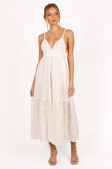 Ivannah Midi Dress - Ivory