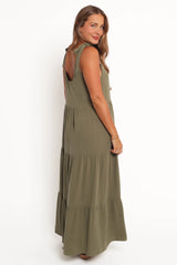 Marcy Midi Dress - Olive
