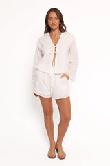 Flynn Short Set - White