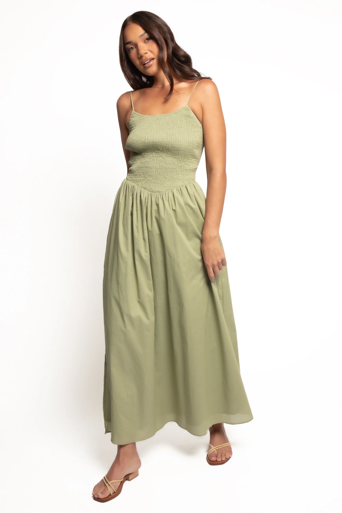 Cagnes Maxi Dress - Olive