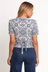 Jett Top - Azalea Mosaic