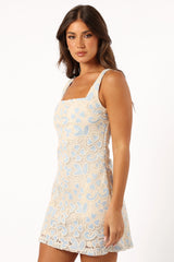 Charly Mini Dress - Blue