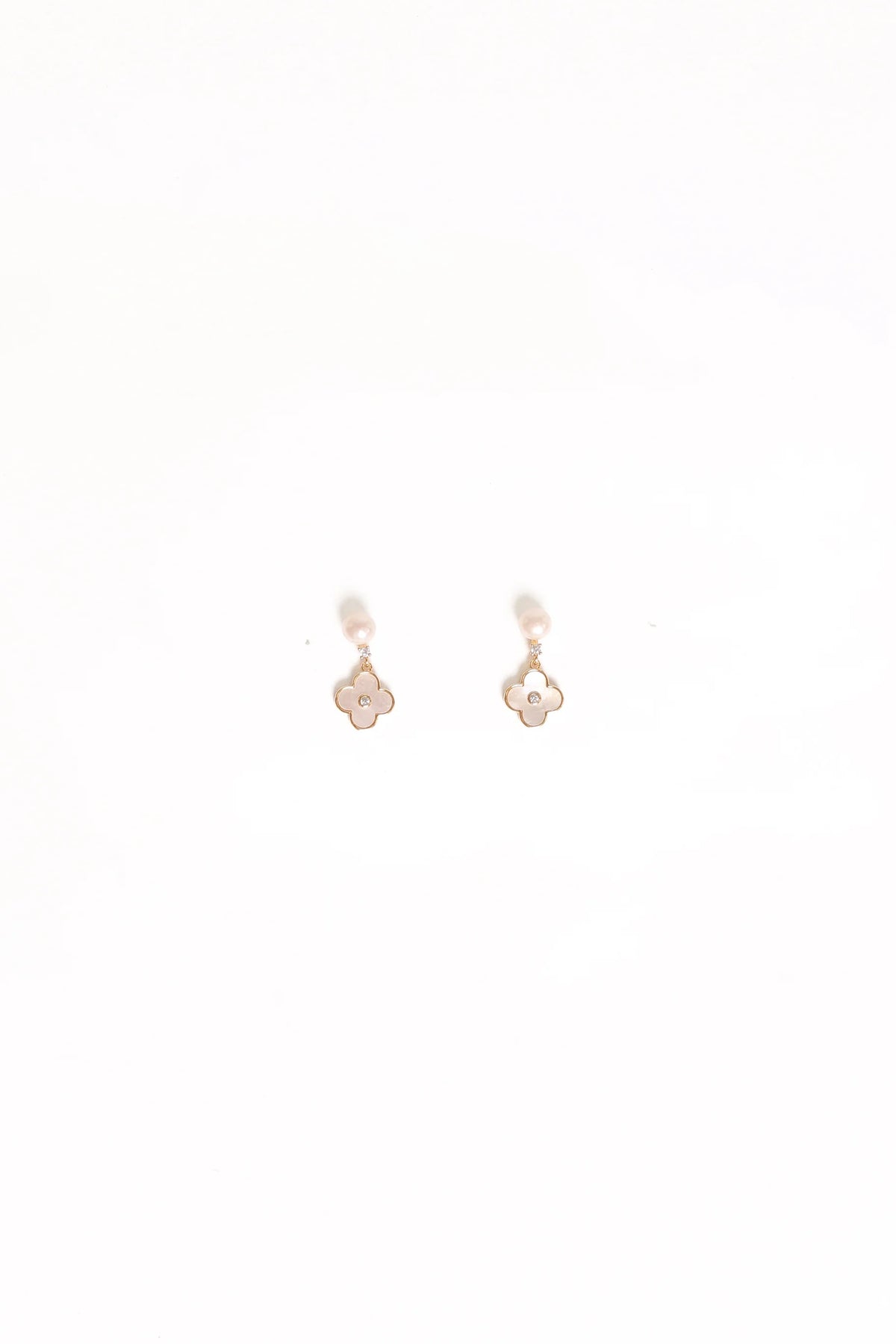 Marlowe Flower Earrings - Gold