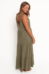 Marcy Midi Dress - Olive