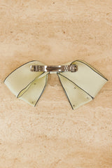 Astor Bow Hair Clip - Cream