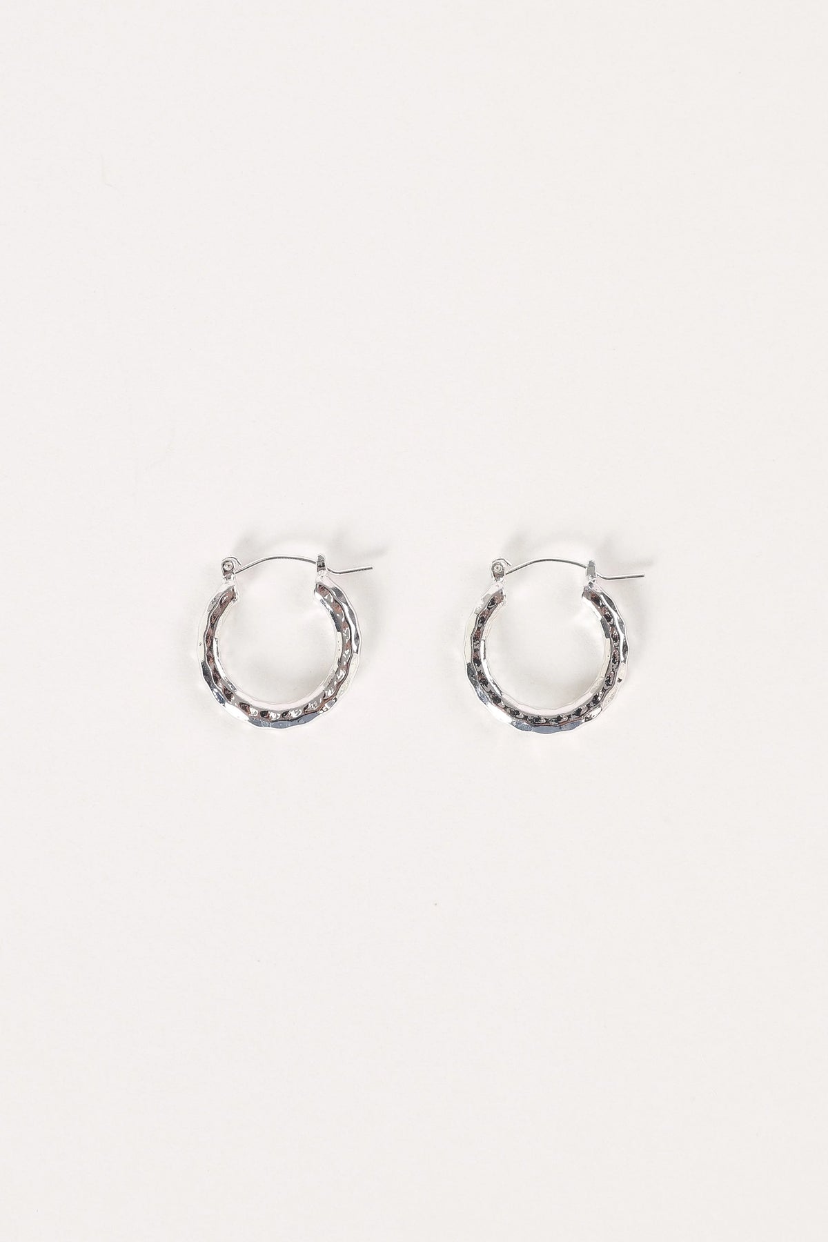 Kennedy Hoop Earrings - Silver