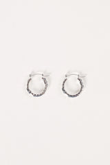 Kennedy Hoop Earrings - Silver