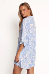 Ellisa Romper - Blue Floral