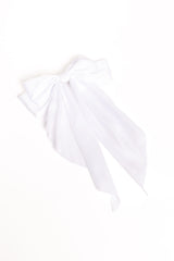 Grace Hair Bow - White