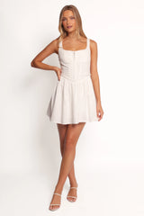 Gale Mini Dress - White
