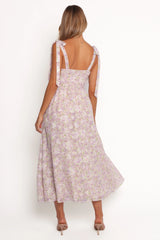 Hayden Maxi Dress - Purple Floral