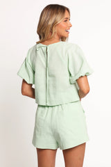 Chelsey Linen Set - Sage