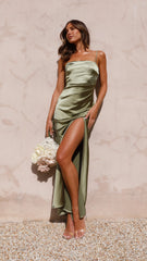 Julia Maxi Dress - Olive
