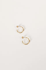 Damie Hoop Earrings - Gold