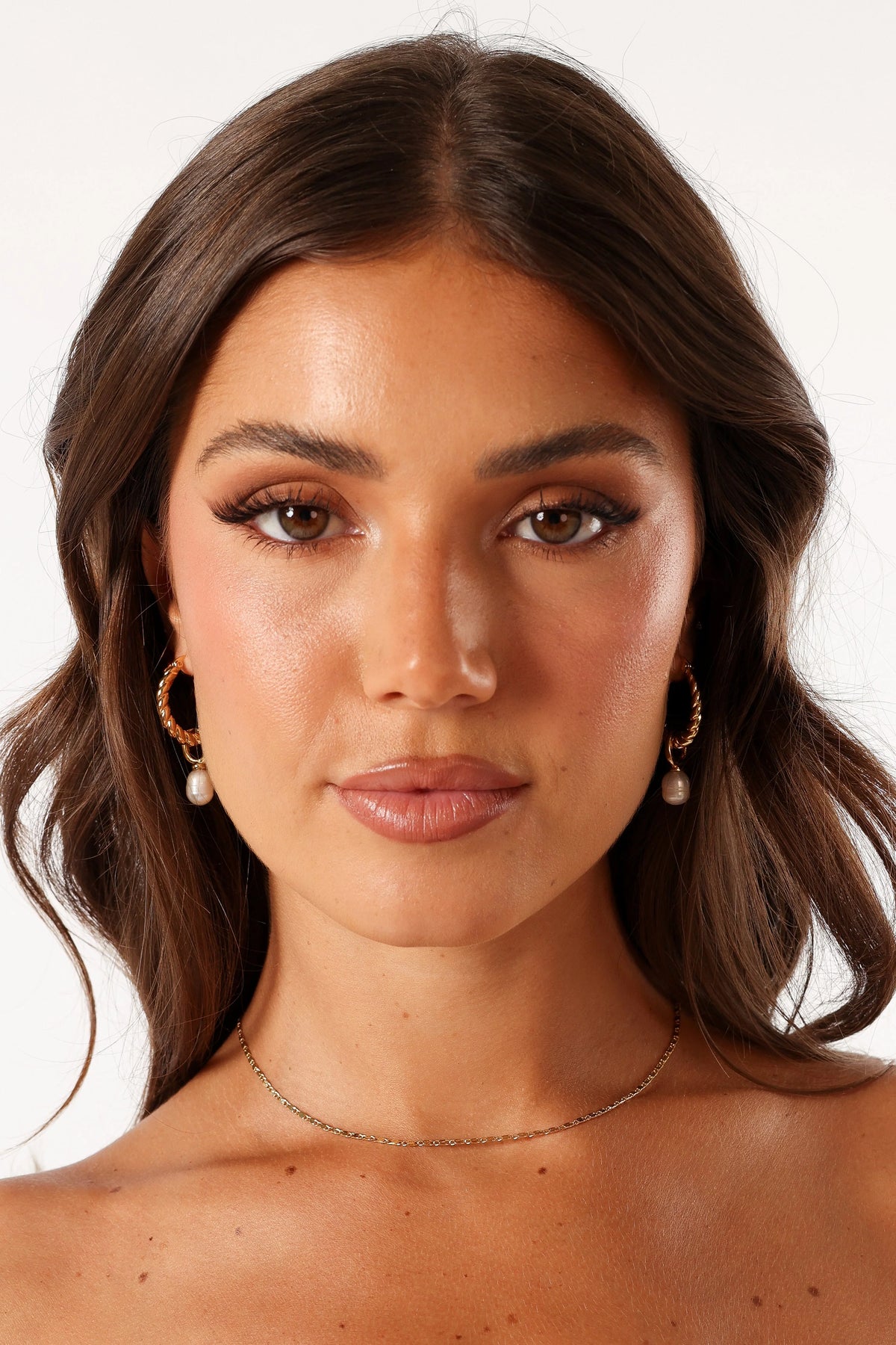 Monika Hoop Earrings - Gold