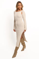 Edina Midi Dress - White