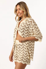 Cherie Knit Short - Sand White